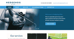 Desktop Screenshot of hedgehogrisk.com